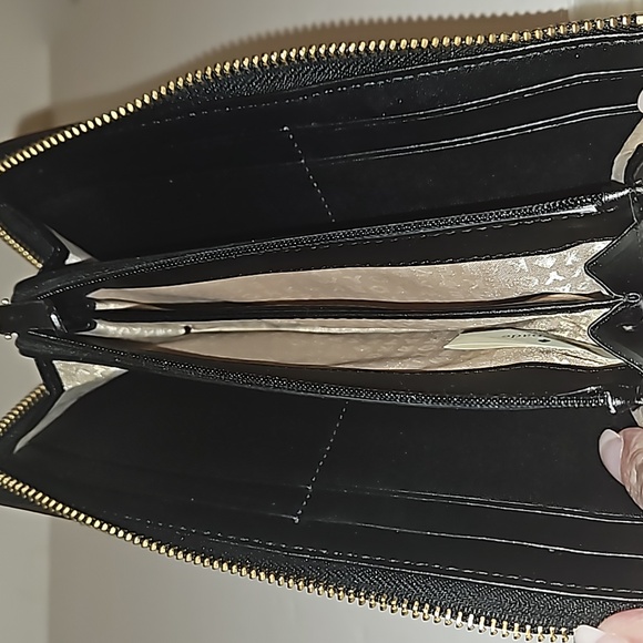 🤍🖤KATE SPADE New York Chelsea Park 3/4 Zip Around Wallet🖤🤍 NWOT - Picture 7 of 11